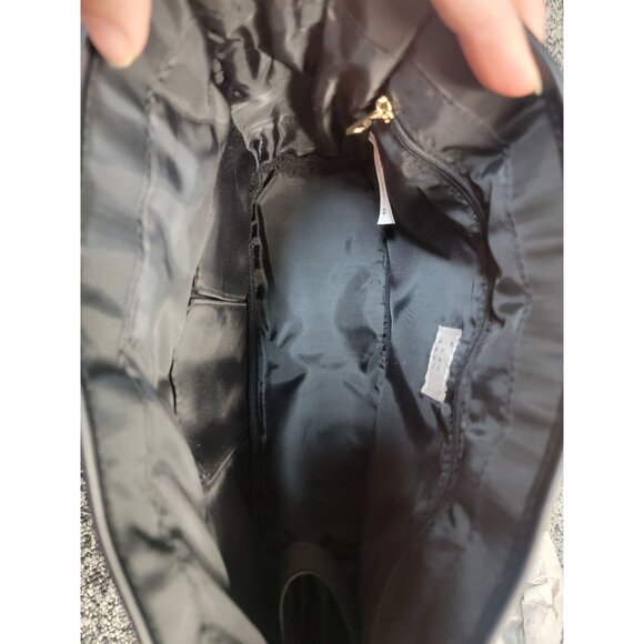 A new Day Black Nylon Travel Pouch Organizer With Zipper & Multiple Compartments - Picture 5 of 16